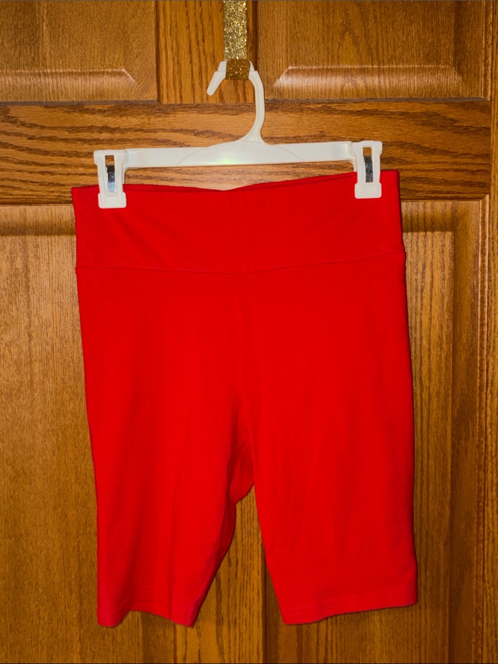 Wild Fable medium red stretchy biker long shorts summer spring athletic comfy